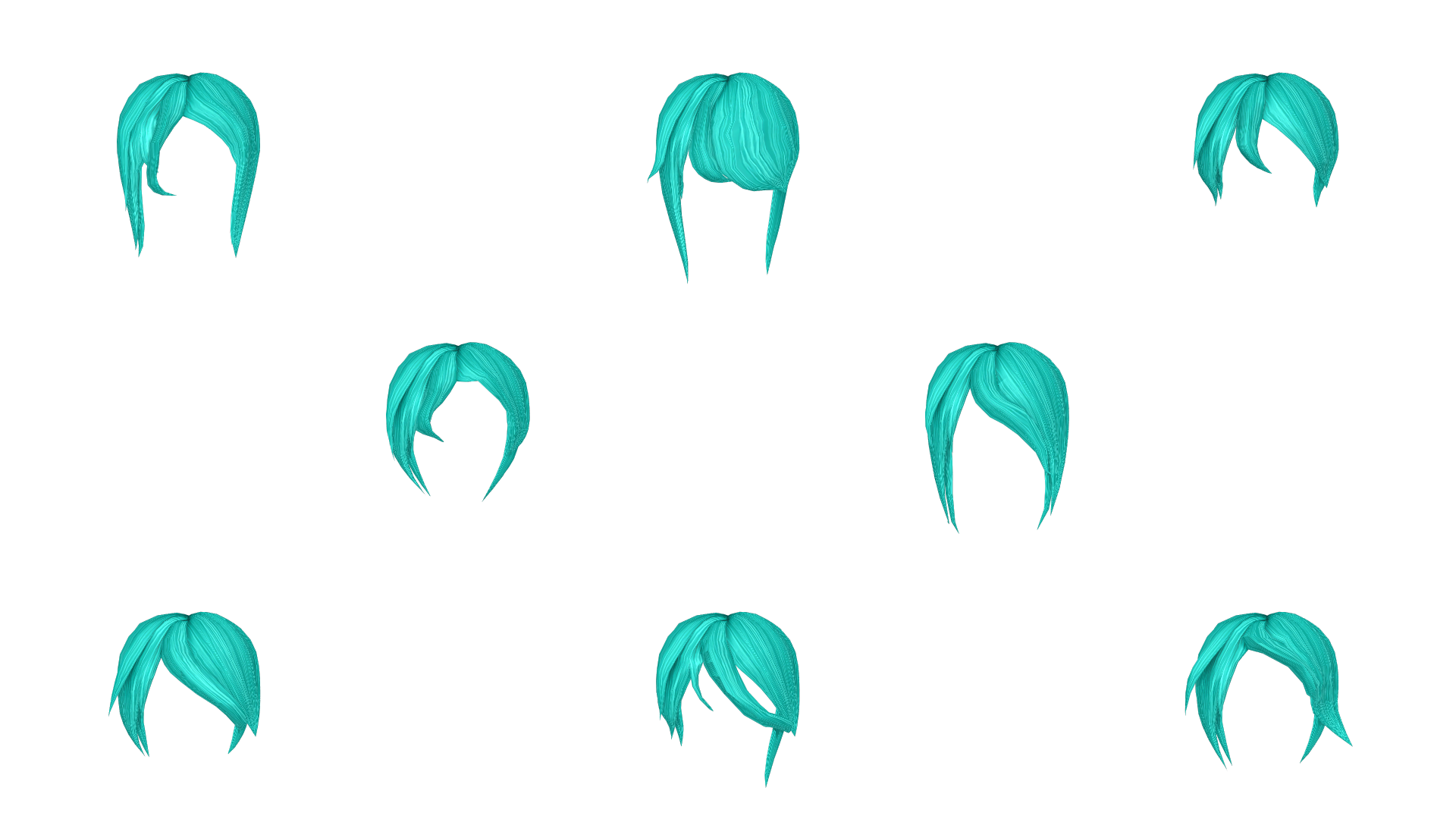 Miku Hair Bangs Pack download