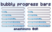 bubbly progress bars