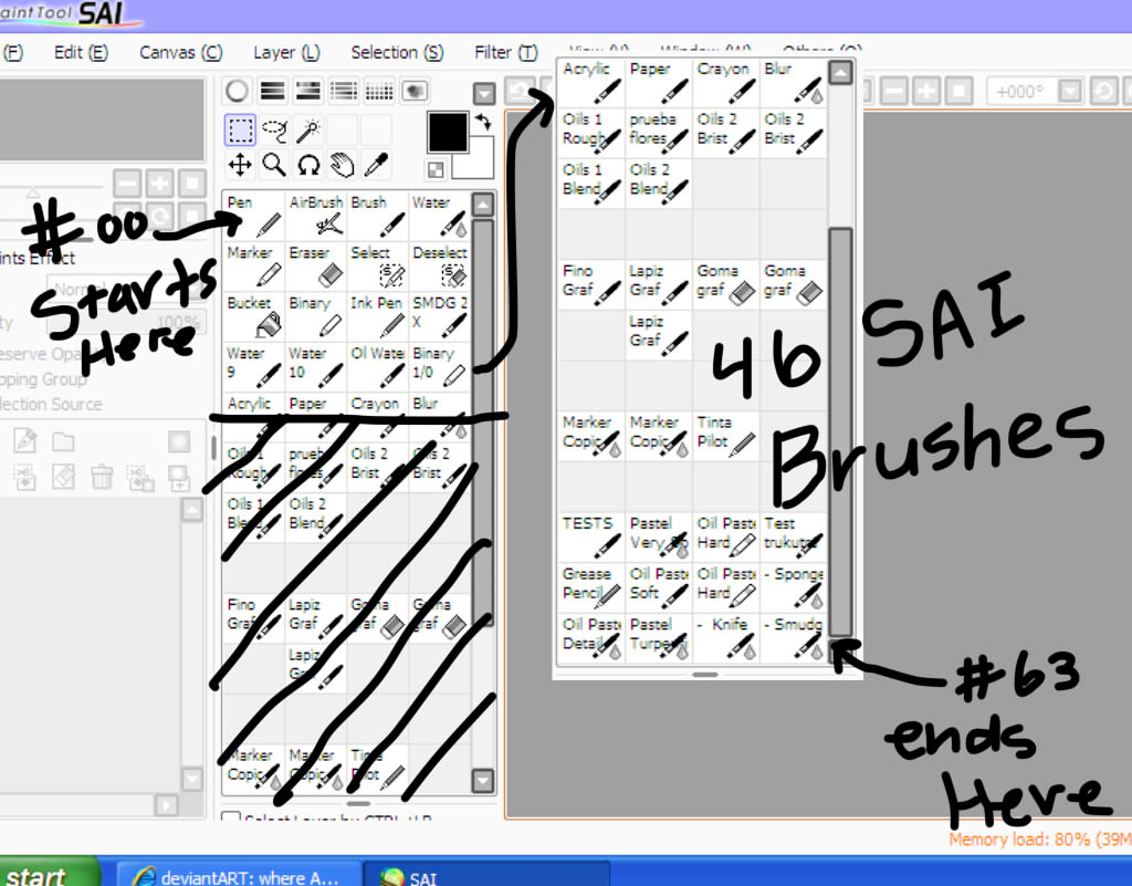 Sai Brushes