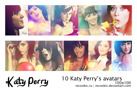 Katy Perry's avatars pack