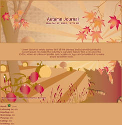 4 Seasons Autumn Journal