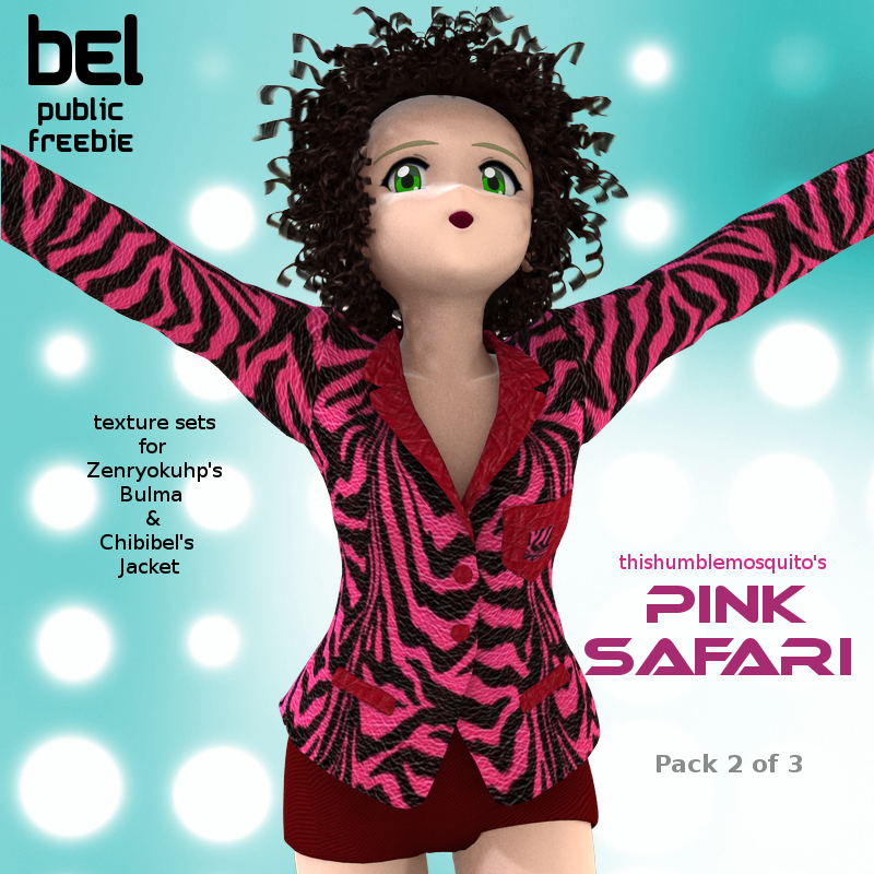 Chibibel Pink Safari Pack 2