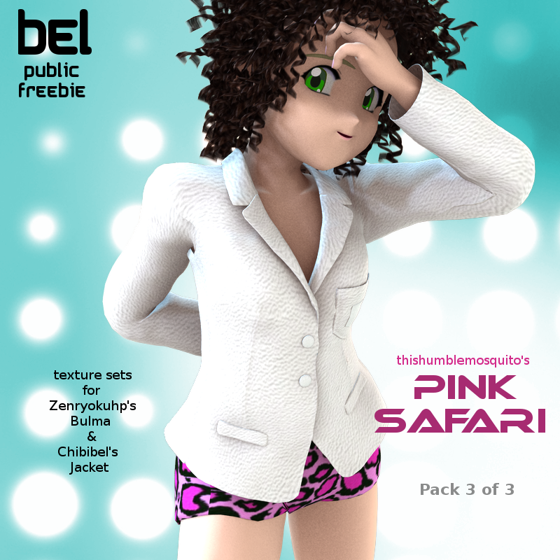 Chibibel Pink Safari Pack 3