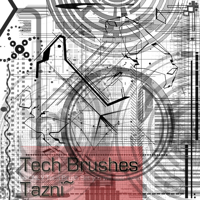 Tech Brushes by Tazni
