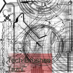 Tech  Brushes by Tazni