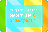 Origami Paper Star Stock 01