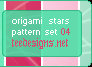 Origami Paper Star Stock 04