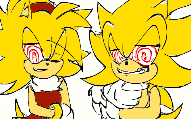 Evil super sonic and Amy by RougamyLover8 on DeviantArt