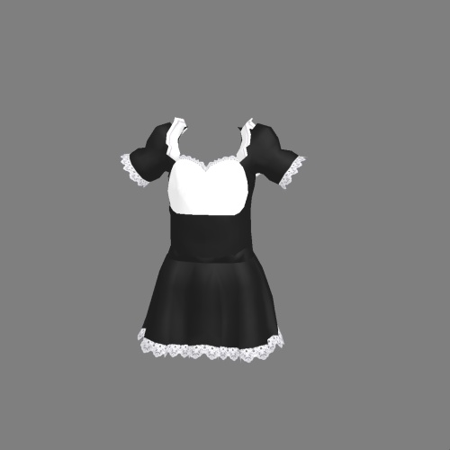 Flat Chest Maid Dress by MMDxDespair on DeviantArt