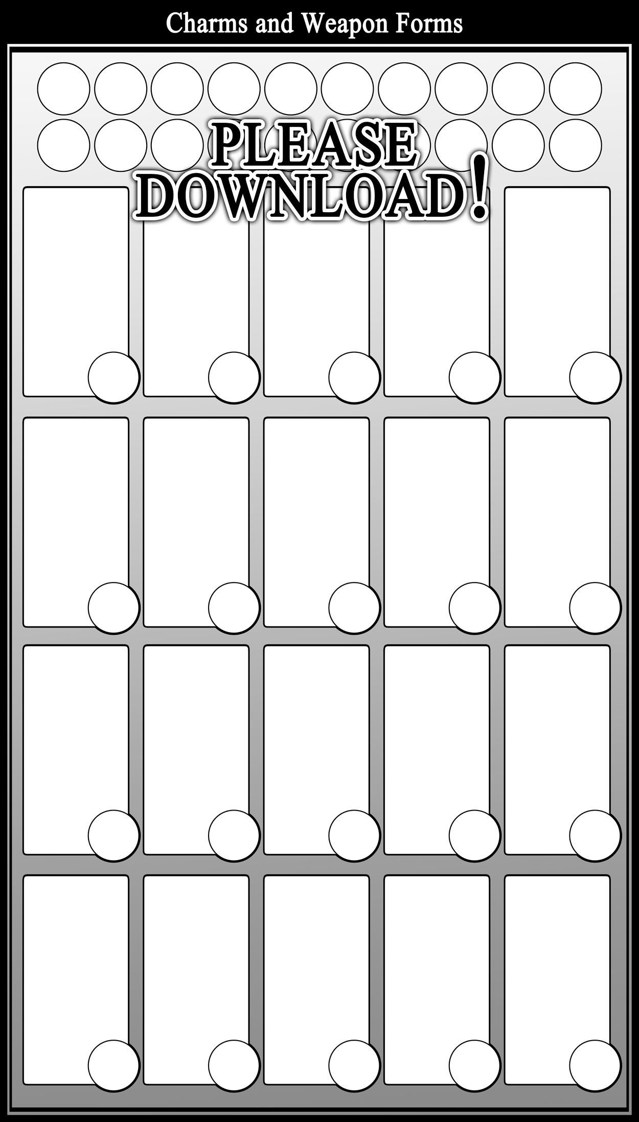 OI: Charms and Weapon form Chart by Miniyuna on DeviantArt