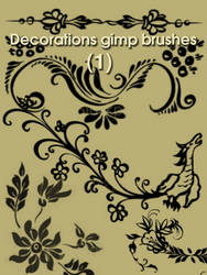 Decorations gimp brushes