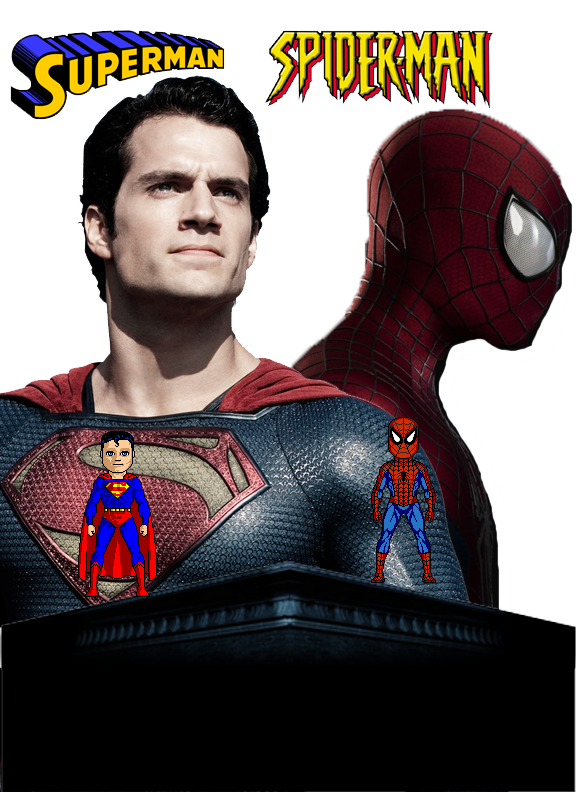 Superman and Spider-Man Movie poster by Legodecalsmaker961 on DeviantArt