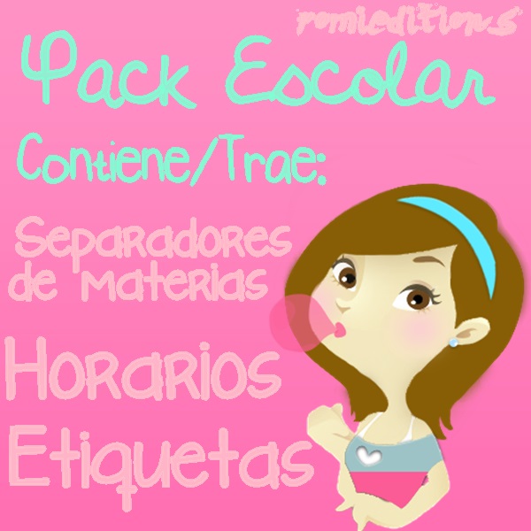 Pack Escolar :D