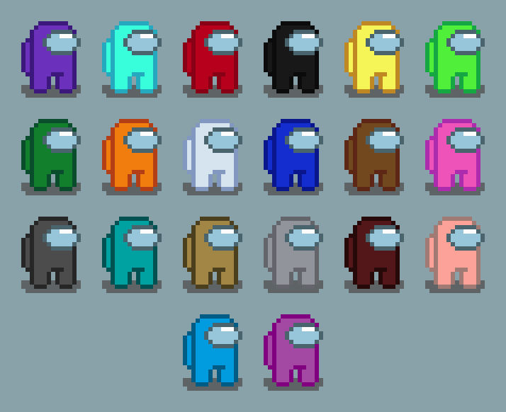 Among Us Sprites By Xraytheredx On Deviantart