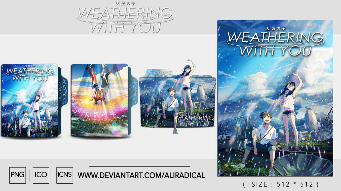 Weathering With You 2019 Folder Icon By Aliradical On Deviantart