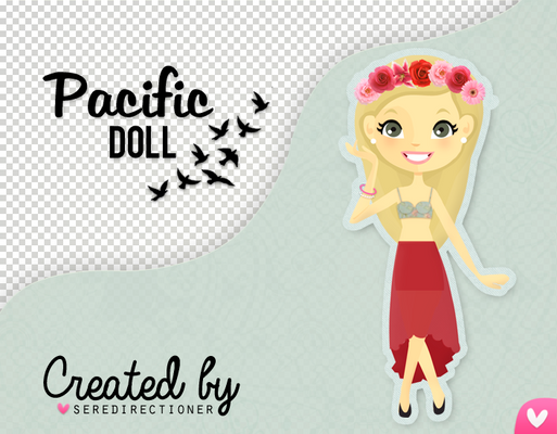 Pacific doll (PSD y PNG)