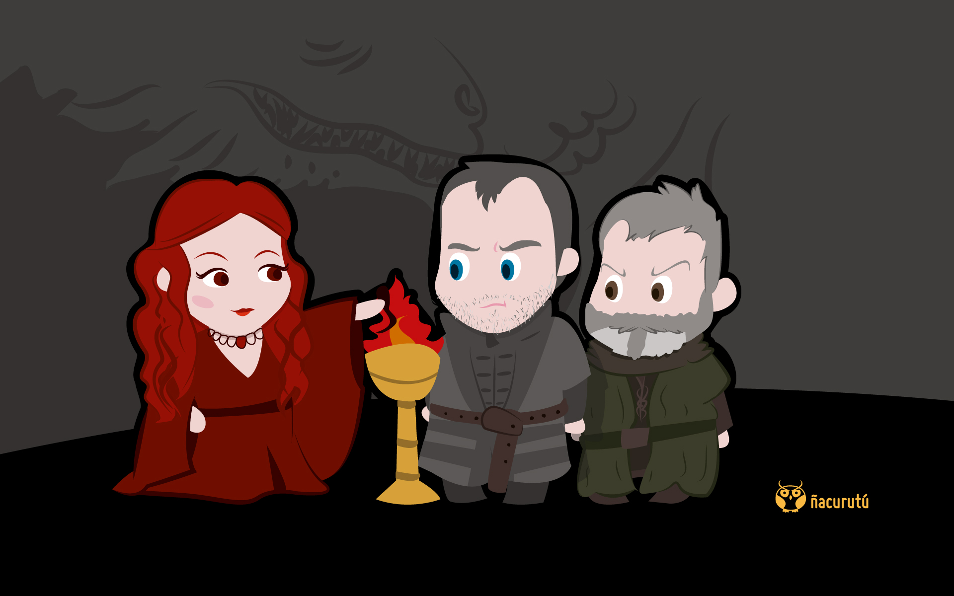 Stannis, Melisandre y Davos [Junio]