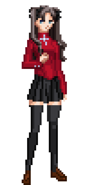Rin Tohsaka Pixel Art Tohsaka Rin By 960018 On Deviantart tohsaka rin by 960018 on deviantart
