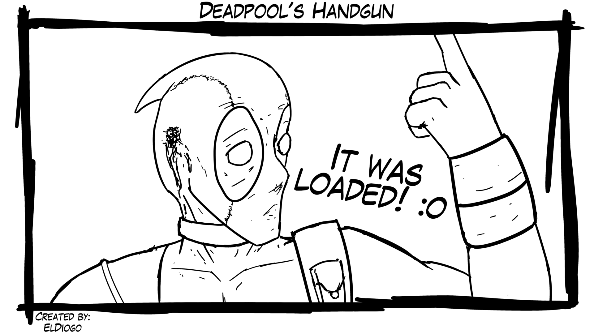 Deadpool's handgun