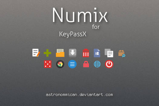 KeePassX Numix Icons