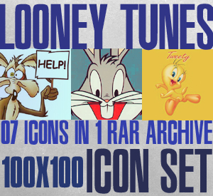 'Looney Tunes' Icon Set I