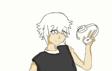 Drawing a Vocaloid with a mouse