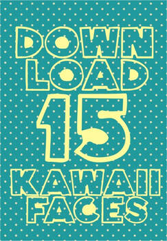 Free 15 kawaii faces