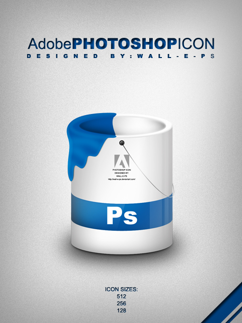 Photoshop bucket icon