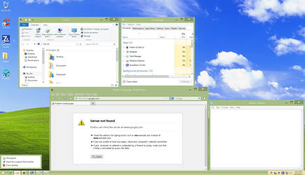 Windows XP Luna Olive Theme For Windows 8