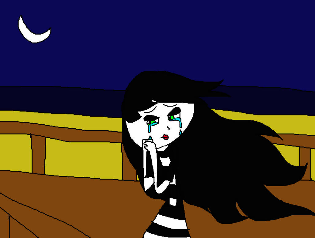 Balcony by the sea at night by Kirakiradolls on DeviantArt