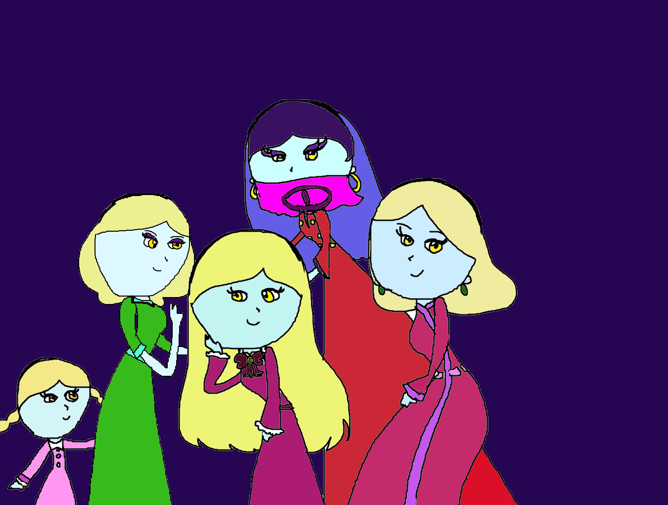 Ghost ladies of 2001 by Kirakiradolls on DeviantArt