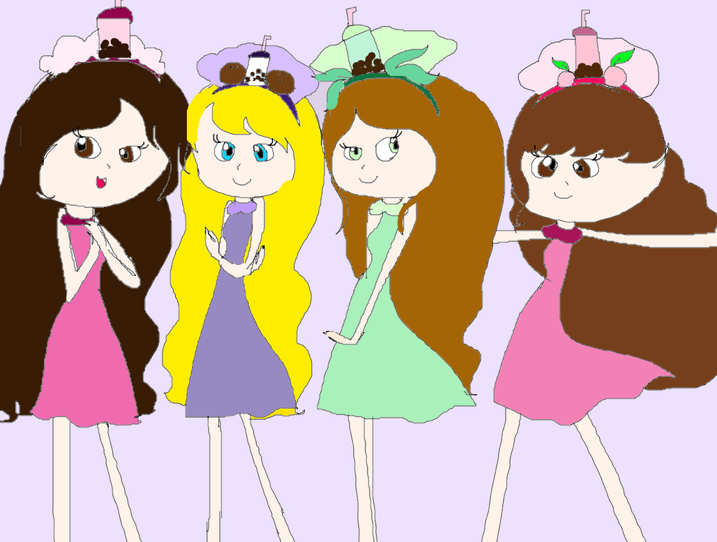 Bubble Tea Pop Girls by Kirakiradolls on DeviantArt