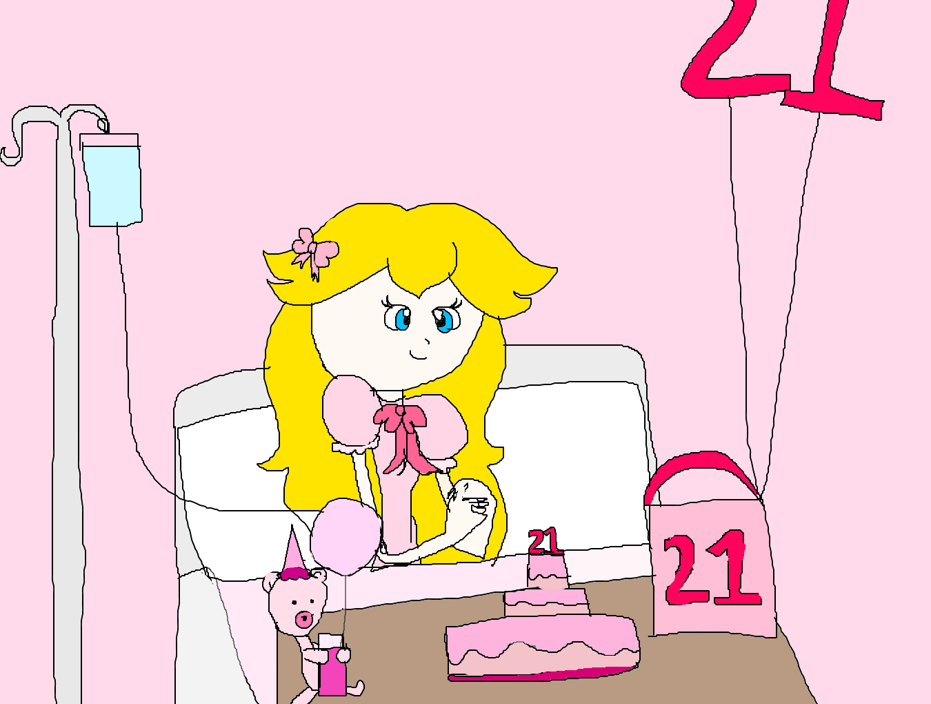Princess Care Unit hospital birthday by Kirakiradolls on DeviantArt