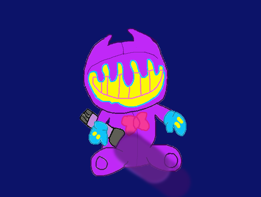 bendy blacklight plush