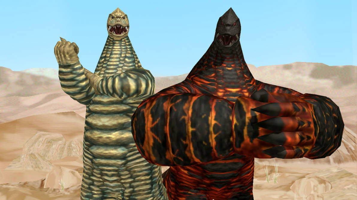 [MMD DL] Ultra Kaiju Red King + EX Red King by
