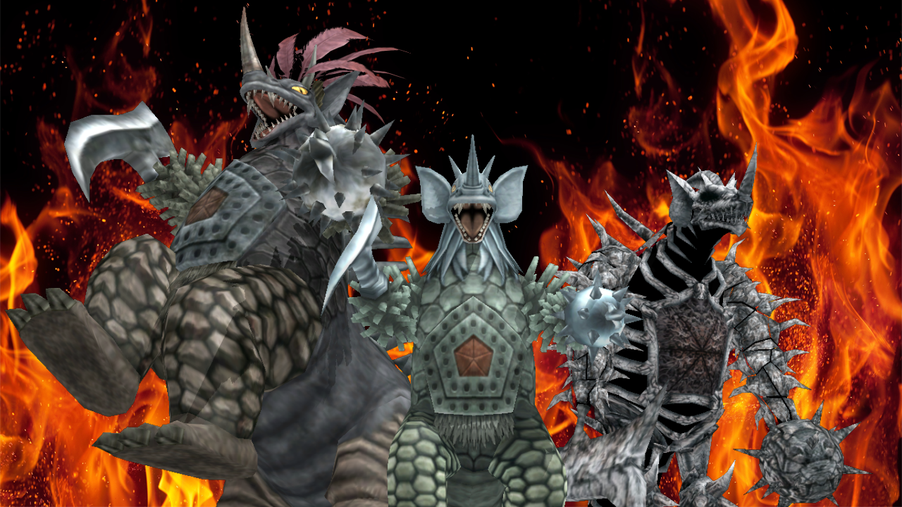 [MMD DL] Ultra Kaiju - Tyrant + EX Tyrant 1 and 2