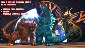 [MMD DL] NES Godzilla reskins - Pack #1