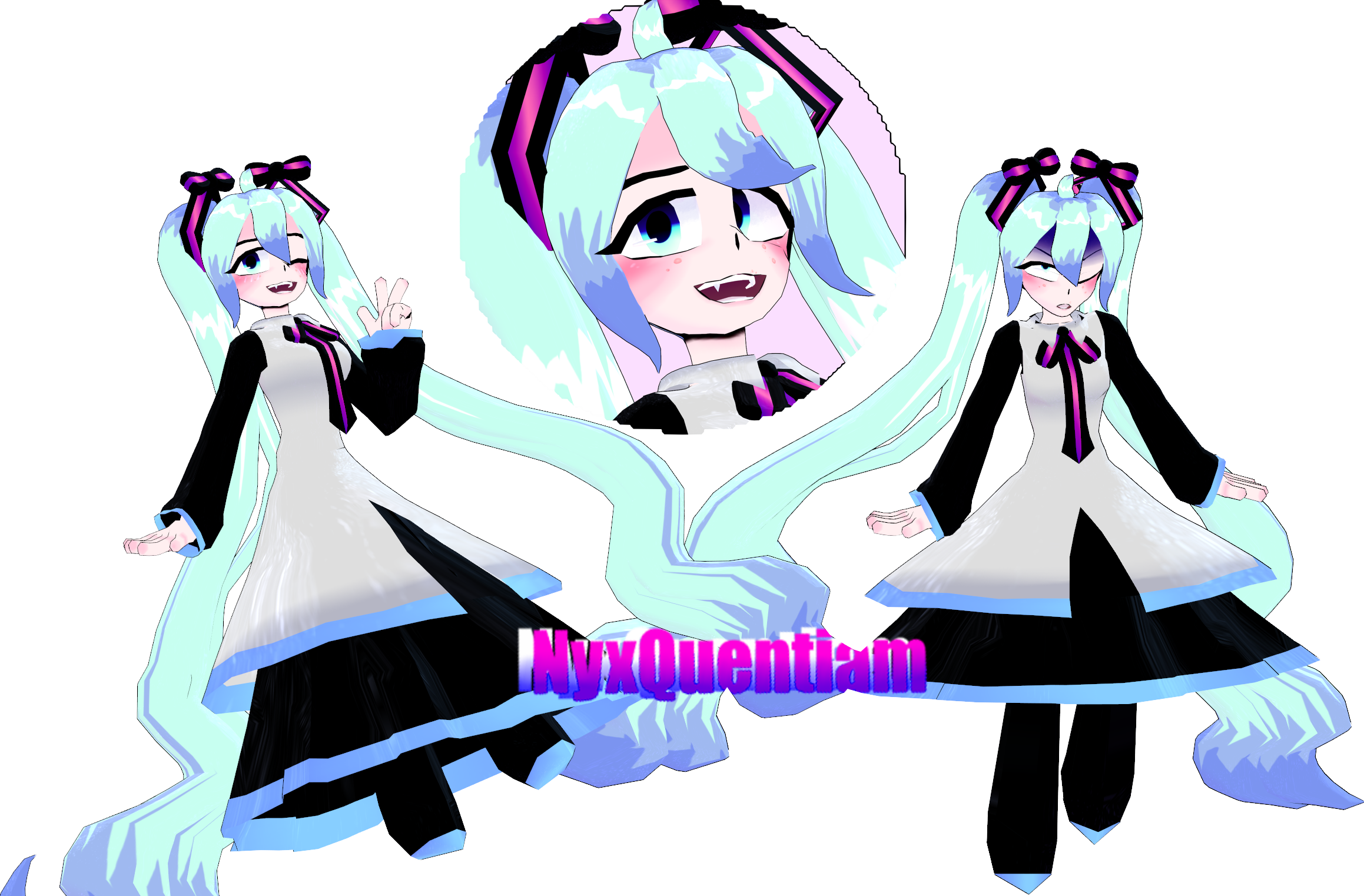 MMD| Nyxxie Miku 1.1 DL by NyxQuentiam on DeviantArt