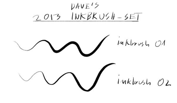 Dave's Inker Set 2013 for Photoshop