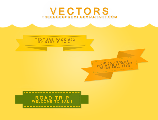 Vector Pack [PSD] by TheEdgeOfDemi on DeviantArt