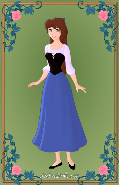 ariel peasant dress