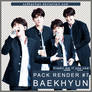 PACK RENDER #7 | 4 PNGs BAEKHYUN - EXO