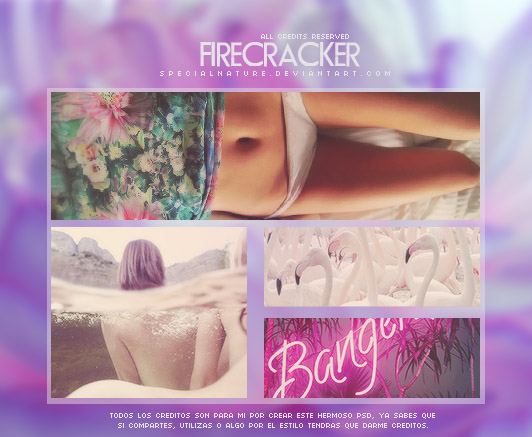 Firecracker PSD