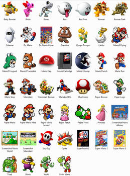 Super Mario NES Dock Icons