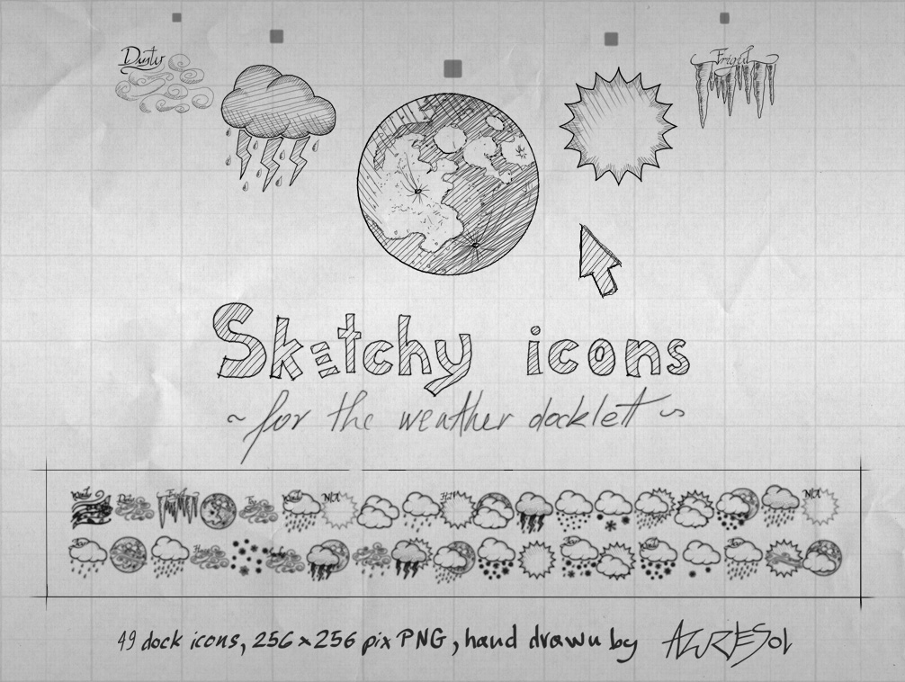Sketchy Weather Icons