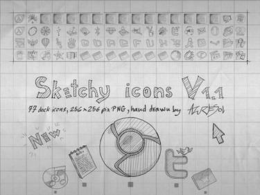 Sketchy Icons v 1.1