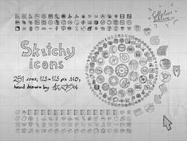 Sketchy Full Icons