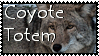 Coyote Totem Stamp by VampsStock