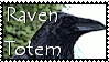 Raven Totem Stamp by VampsStock