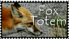 Fox Totem Stamp by VampsStock